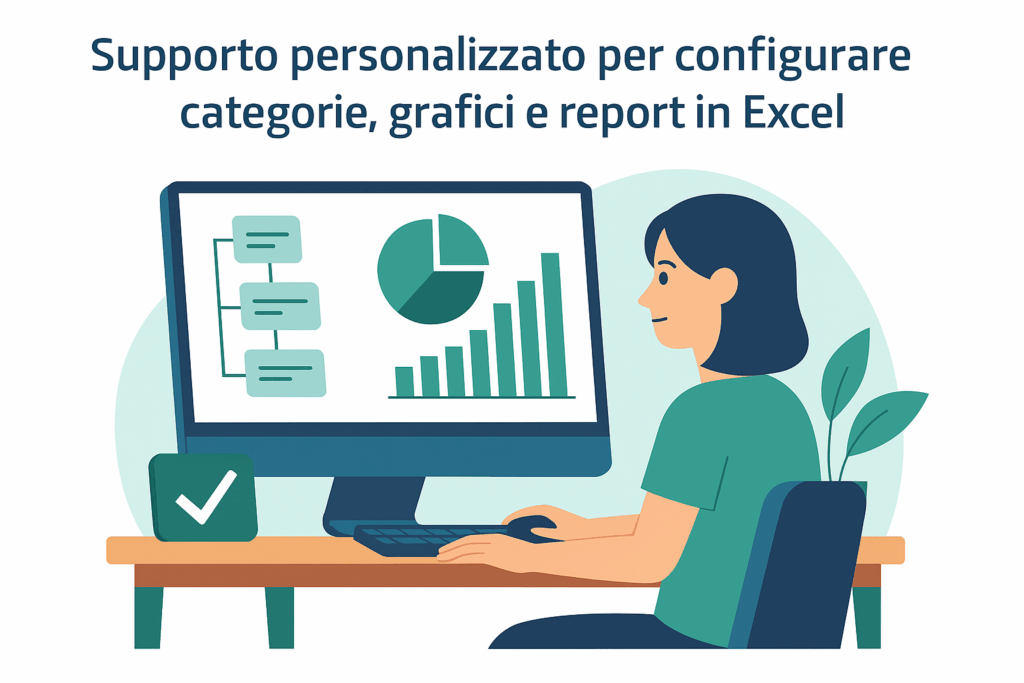 Supporto personalizzato per configurare categorie, grafici e report in Excel