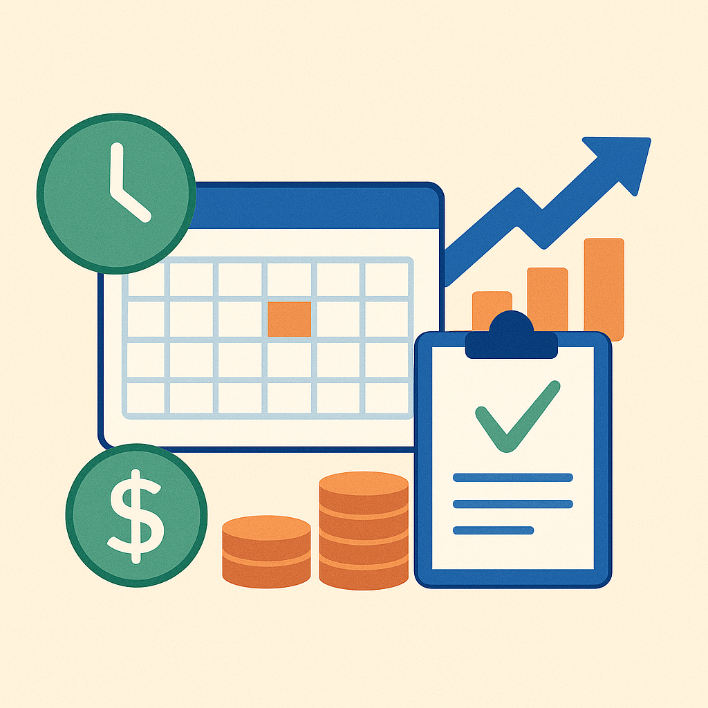 Excel usato per monitorare incassi e spese nel regime forfettario